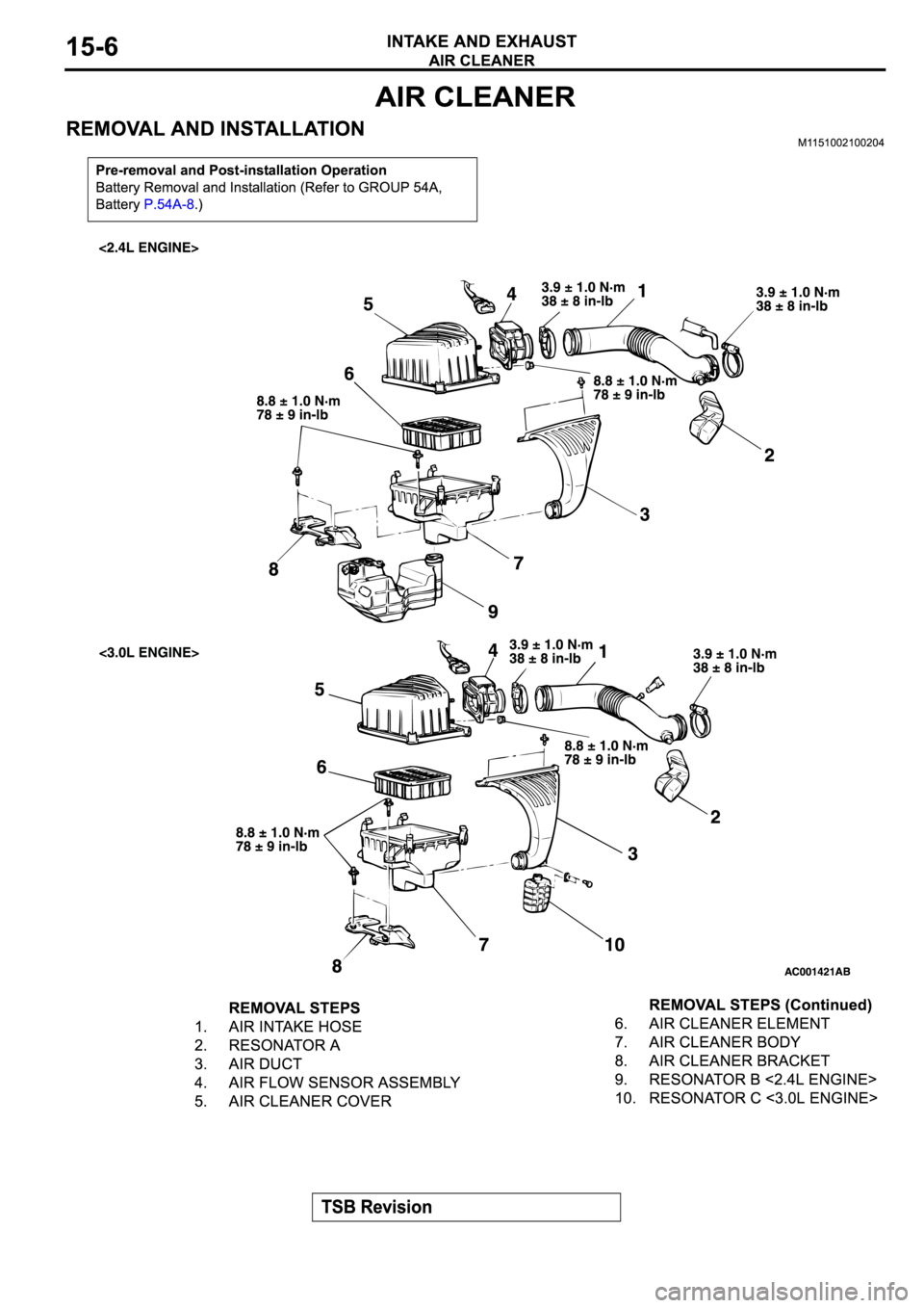MITSUBISHI SPYDER 2003  Service Repair Manual 