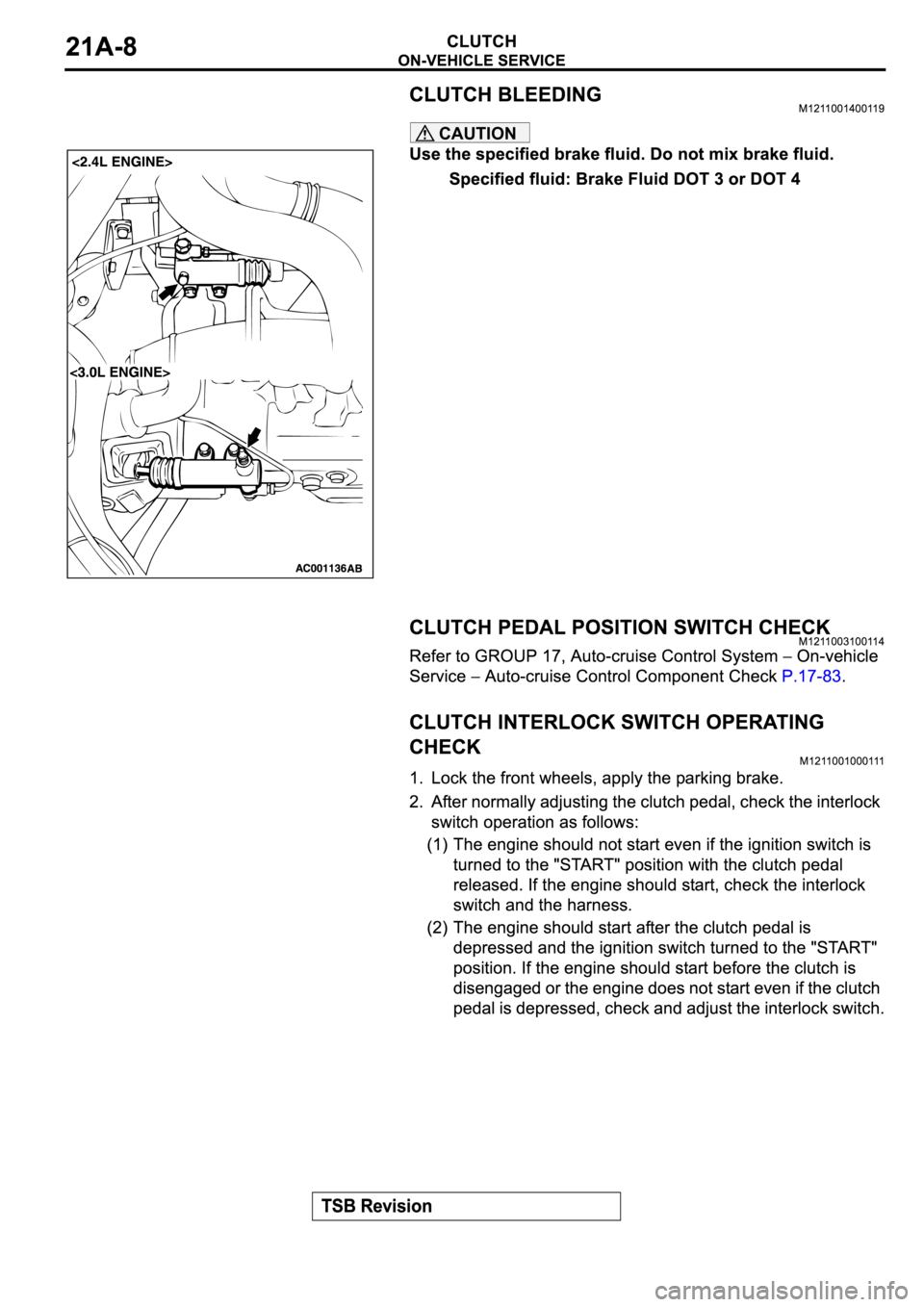 MITSUBISHI SPYDER 2003 Service Repair Manual CAUTION MITSUBISHI SPYDER 2003 Service Repair Manual CAUTION