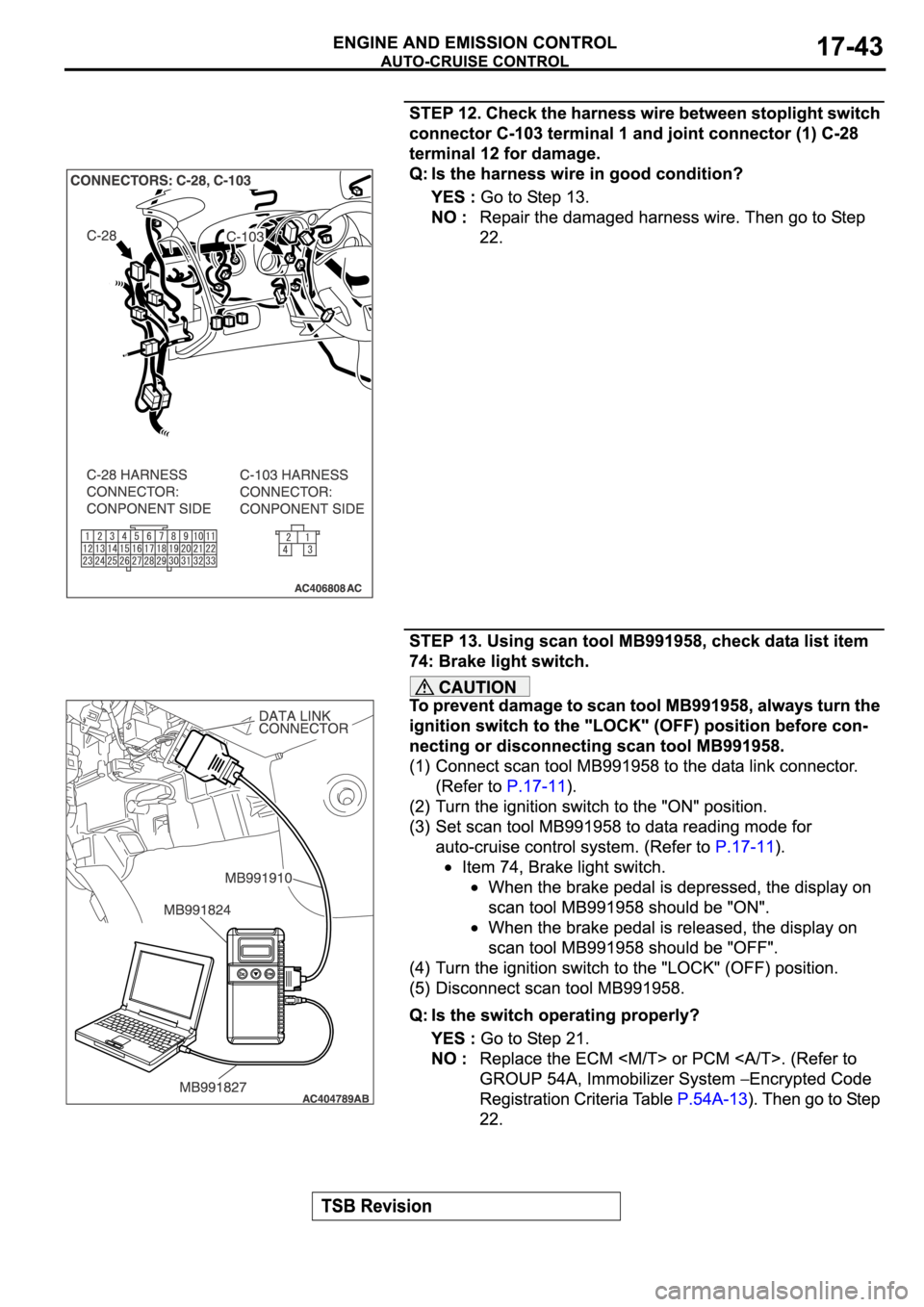 MITSUBISHI SPYDER 2006  Service Repair Manual 