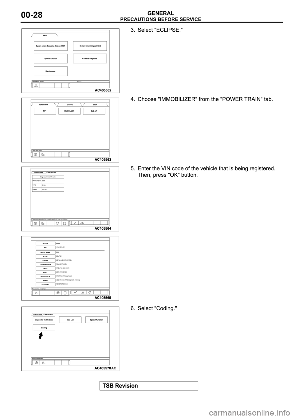 MITSUBISHI SPYDER 2006  Service Workshop Manual 
