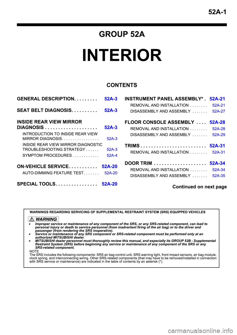 MITSUBISHI SPYDER 2006 Service Repair Manual MITSUBISHI SPYDER 2006 Service Repair Manual