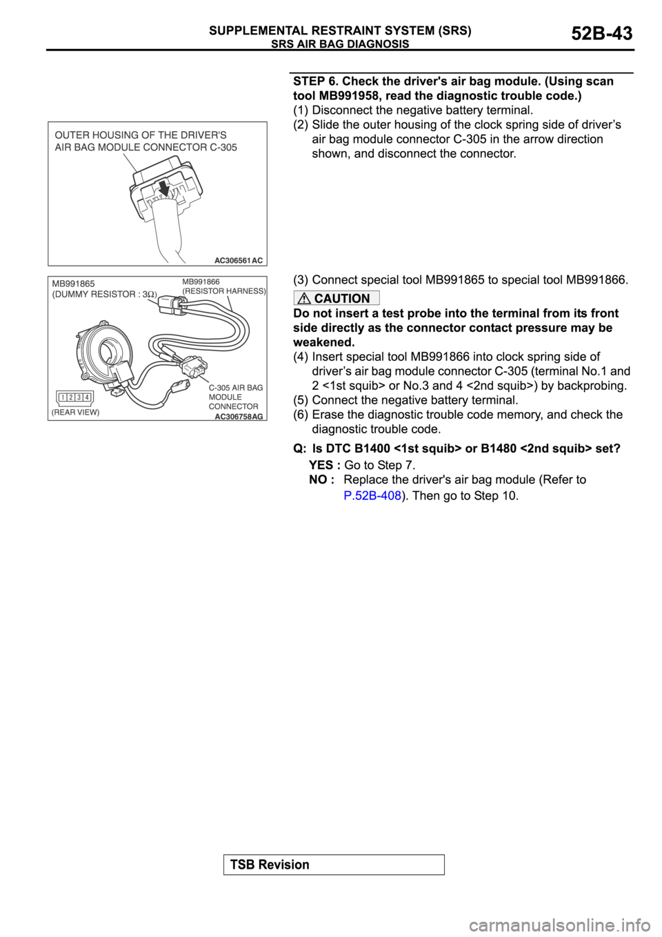 MITSUBISHI SPYDER 2006  Service Repair Manual 