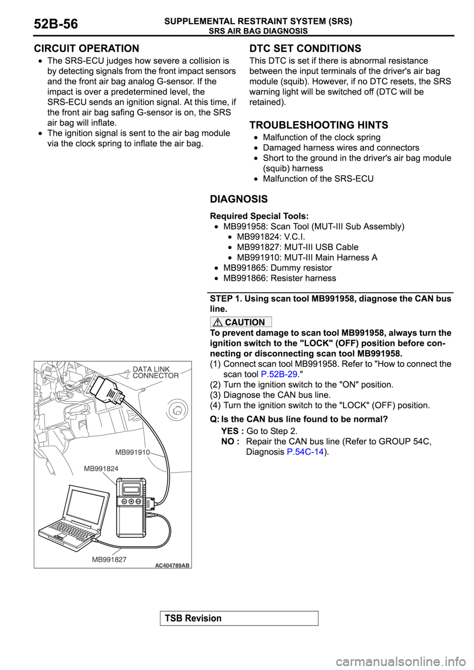 MITSUBISHI SPYDER 2006  Service Repair Manual 