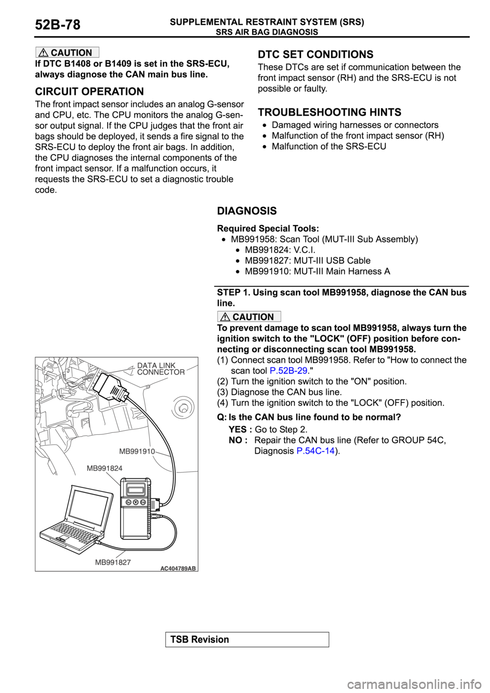 MITSUBISHI SPYDER 2006  Service Repair Manual 