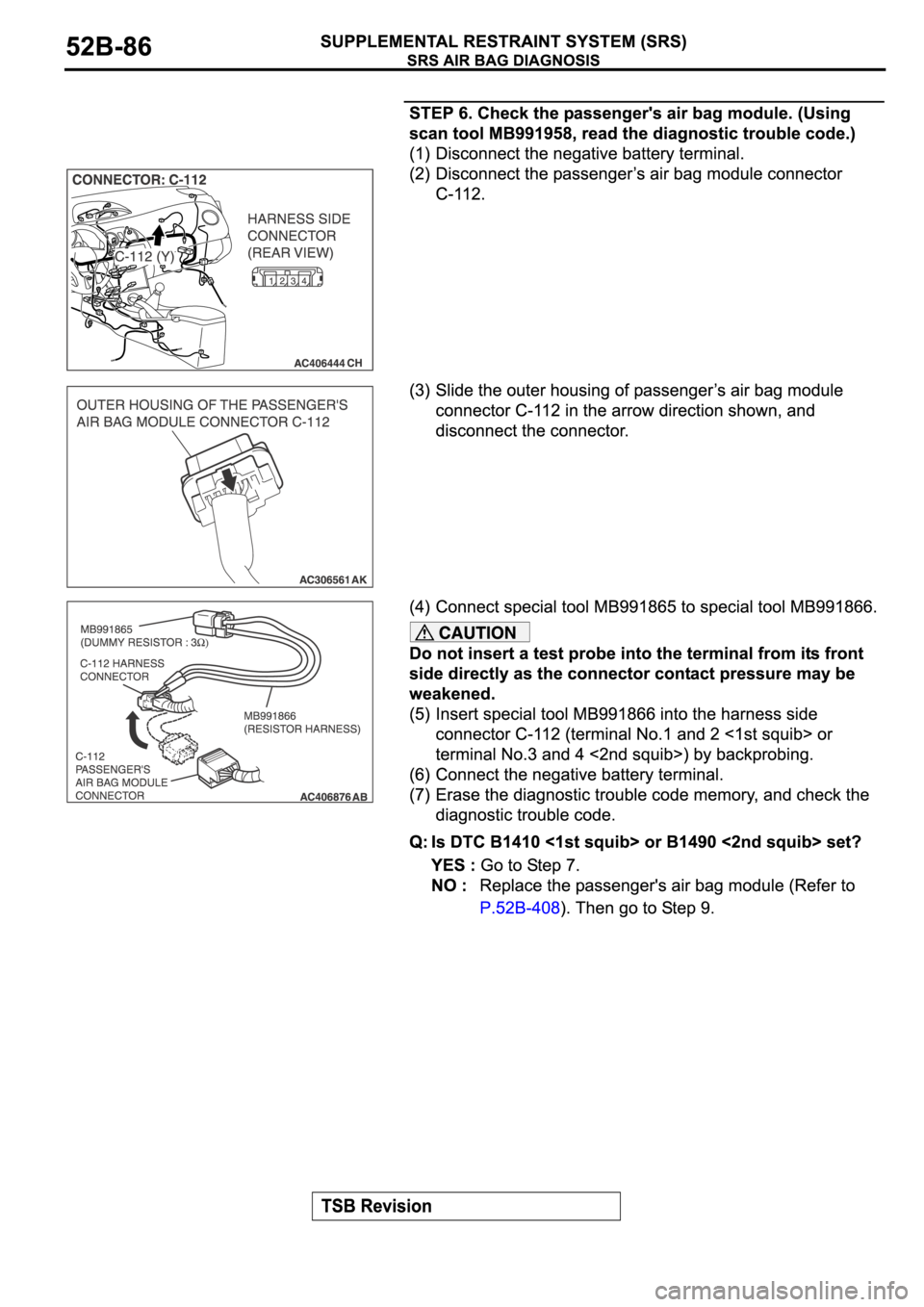 MITSUBISHI SPYDER 2006  Service Repair Manual 