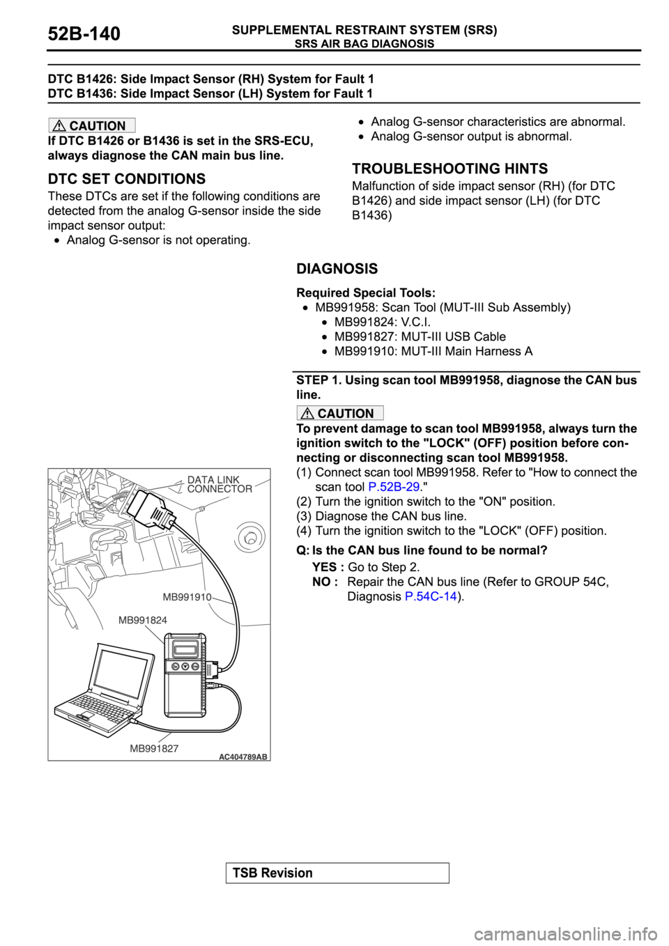 MITSUBISHI SPYDER 2006  Service Repair Manual 