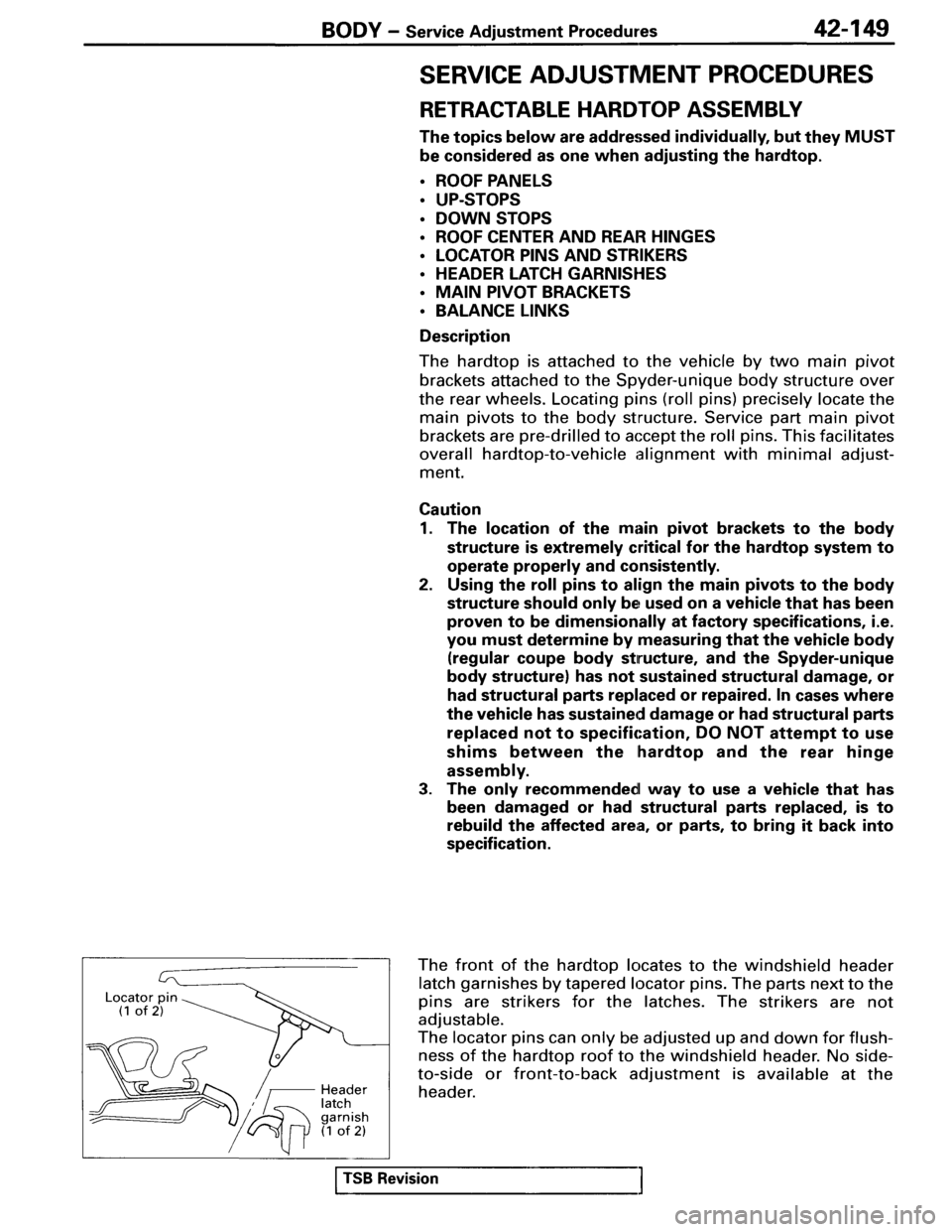 MITSUBISHI SPYDER 1995 Service Manual Supplement MITSUBISHI SPYDER 1995 Service Manual Supplement