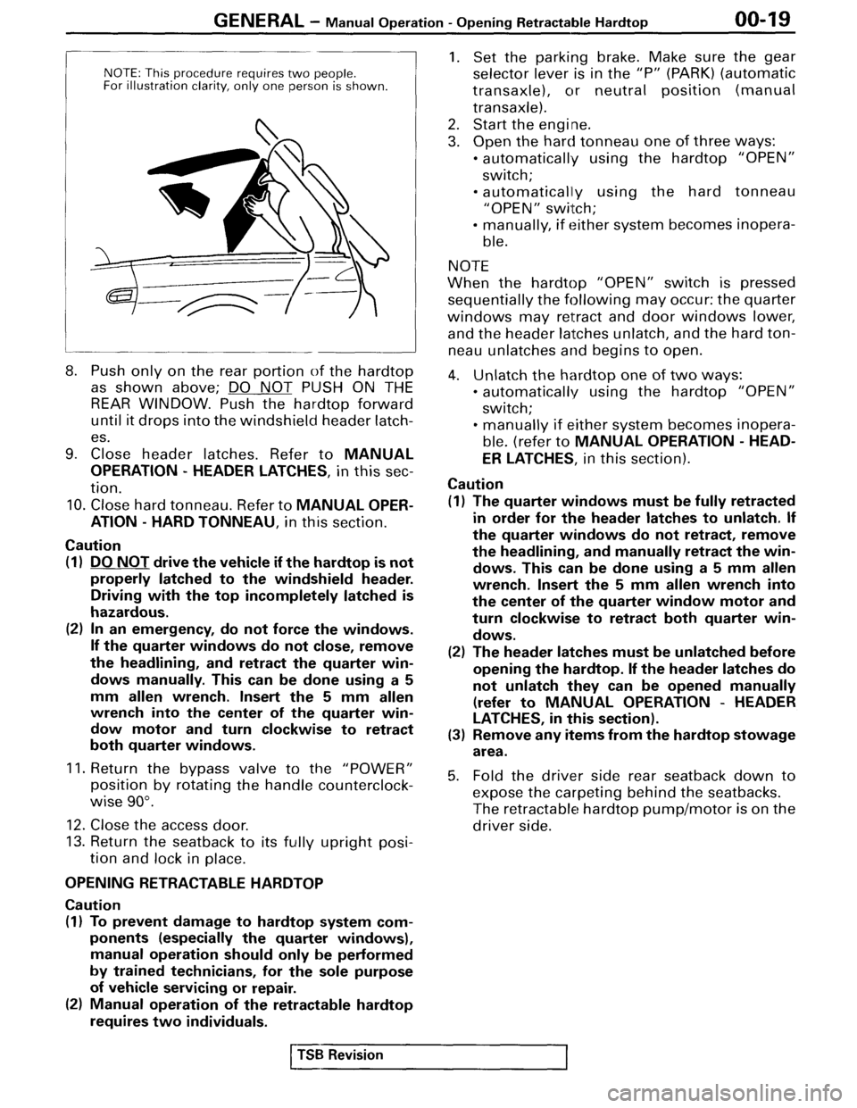 MITSUBISHI SPYDER 1995 Supplement Owners Manual MITSUBISHI SPYDER 1995 Supplement Owners Manual