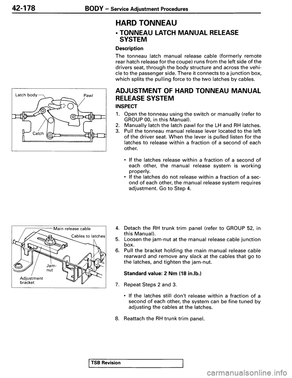 MITSUBISHI SPYDER 1995 Service Manual Supplement MITSUBISHI SPYDER 1995 Service Manual Supplement