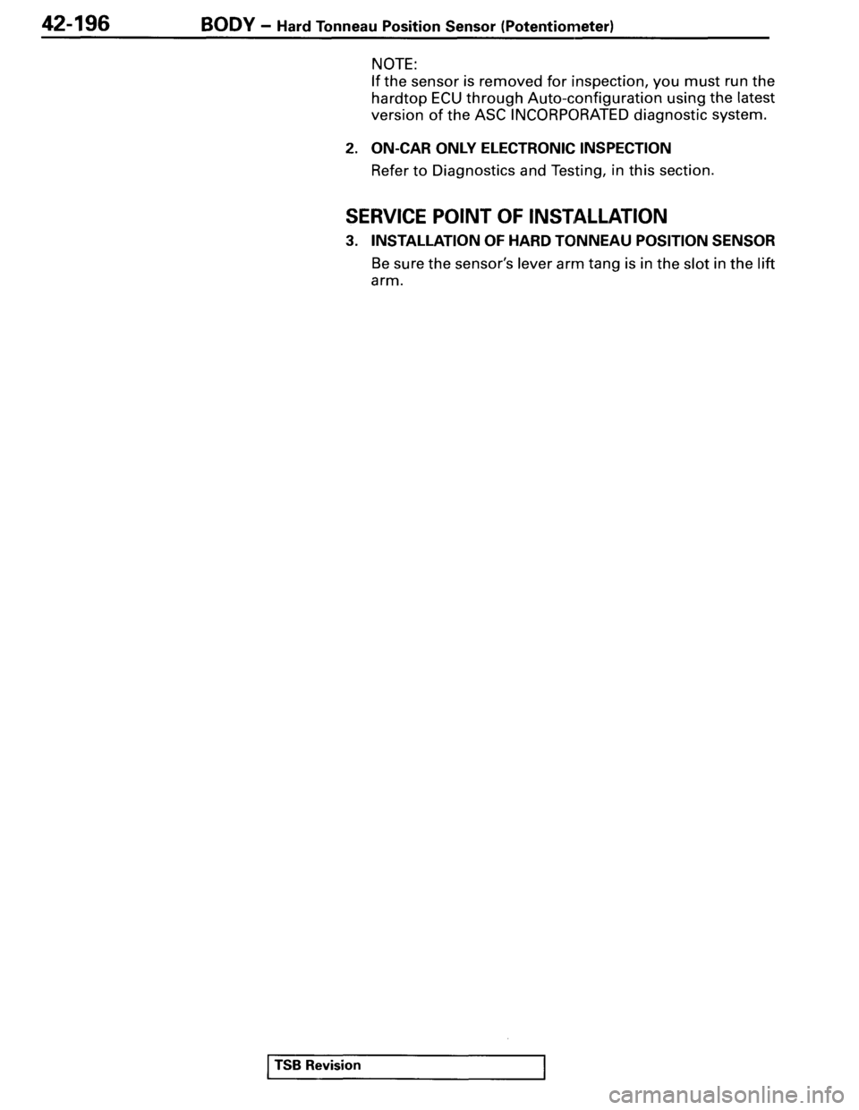 MITSUBISHI SPYDER 1995 Service Manual Supplement MITSUBISHI SPYDER 1995 Service Manual Supplement
