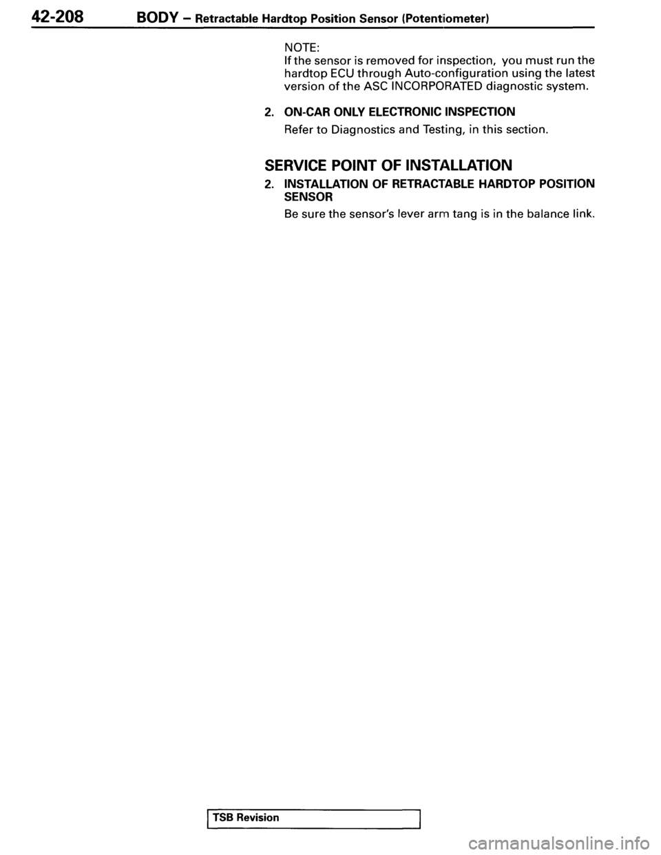 MITSUBISHI SPYDER 1995 Service Manual Supplement MITSUBISHI SPYDER 1995 Service Manual Supplement