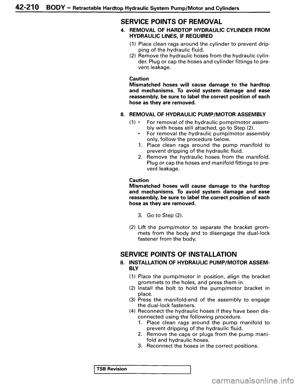 MITSUBISHI SPYDER 1995 Service Manual Supplement MITSUBISHI SPYDER 1995 Service Manual Supplement