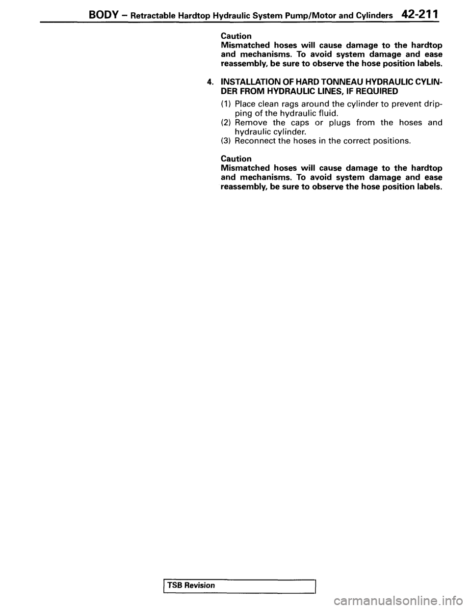 MITSUBISHI SPYDER 1995 Service Manual Supplement MITSUBISHI SPYDER 1995 Service Manual Supplement