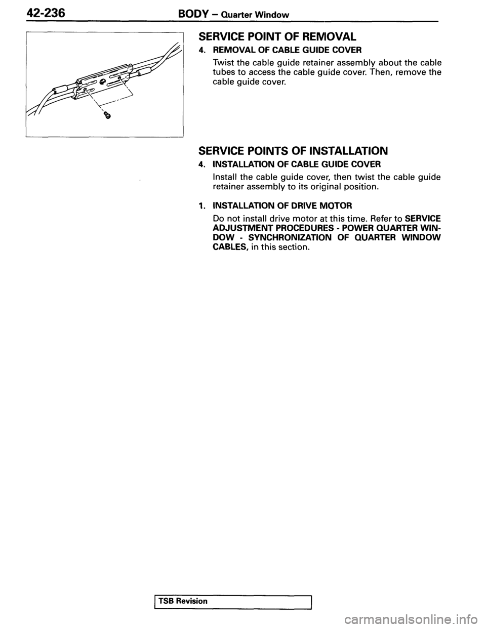 MITSUBISHI SPYDER 1995  Service Manual Supplement 
