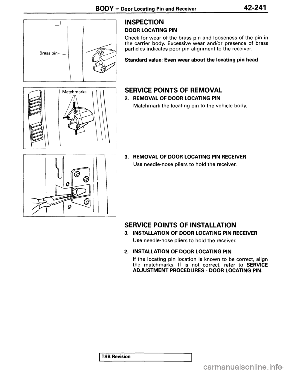 MITSUBISHI SPYDER 1995  Service Manual Supplement 