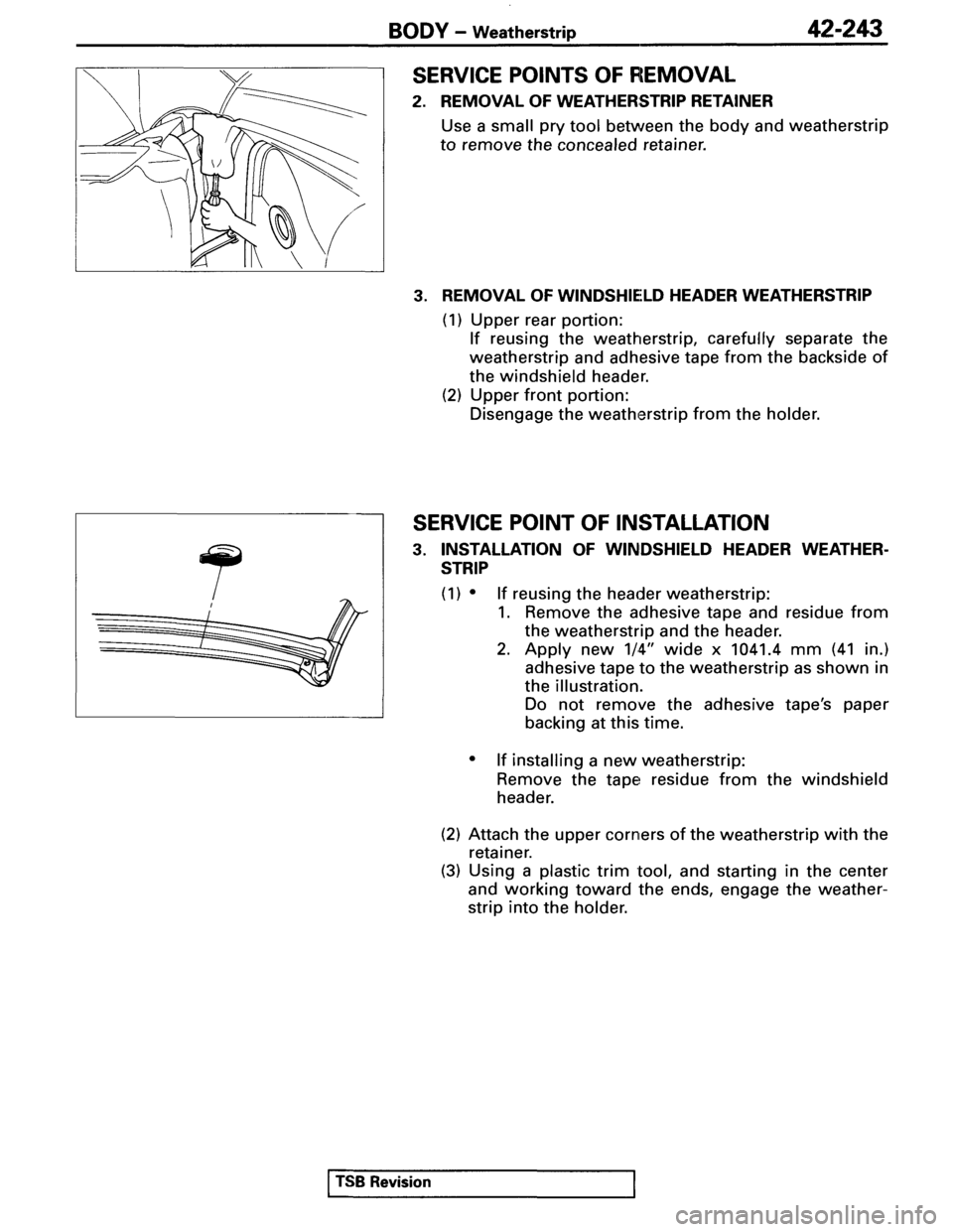 MITSUBISHI SPYDER 1995  Service Manual Supplement 
