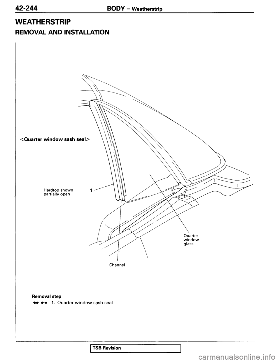 MITSUBISHI SPYDER 1995  Service Manual Supplement 