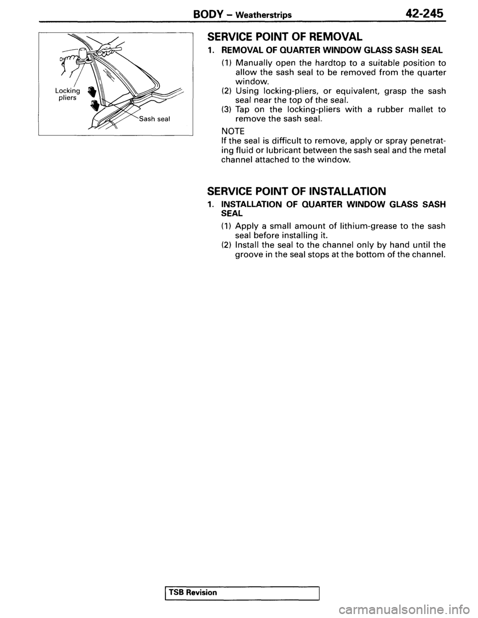 MITSUBISHI SPYDER 1995 Service Manual Supplement MITSUBISHI SPYDER 1995 Service Manual Supplement
