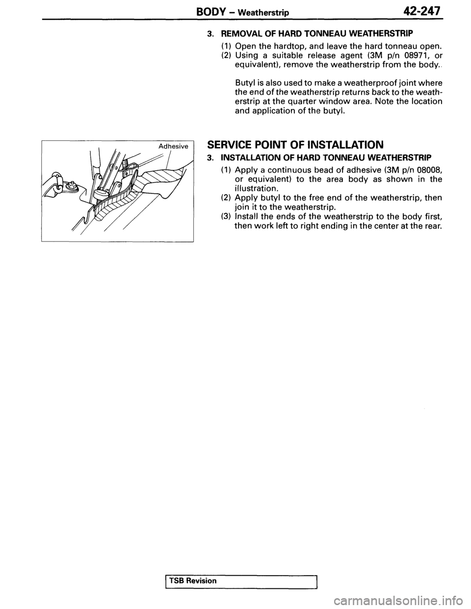 MITSUBISHI SPYDER 1995 Service Manual Supplement MITSUBISHI SPYDER 1995 Service Manual Supplement