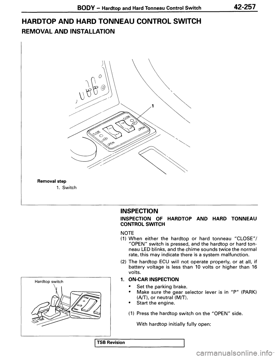 MITSUBISHI SPYDER 1995 Service Manual Supplement MITSUBISHI SPYDER 1995 Service Manual Supplement