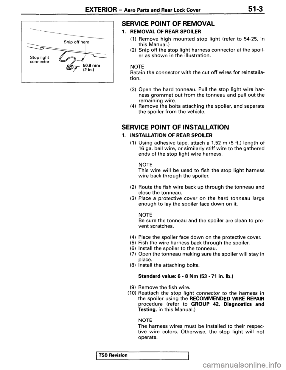 MITSUBISHI SPYDER 1995 Service Manual Supplement MITSUBISHI SPYDER 1995 Service Manual Supplement