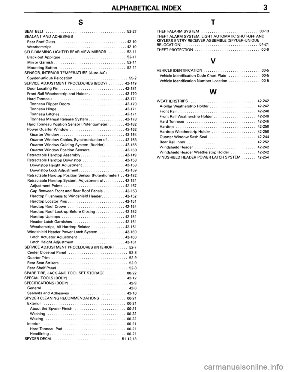 MITSUBISHI SPYDER 1995 Service Manual Supplement MITSUBISHI SPYDER 1995 Service Manual Supplement