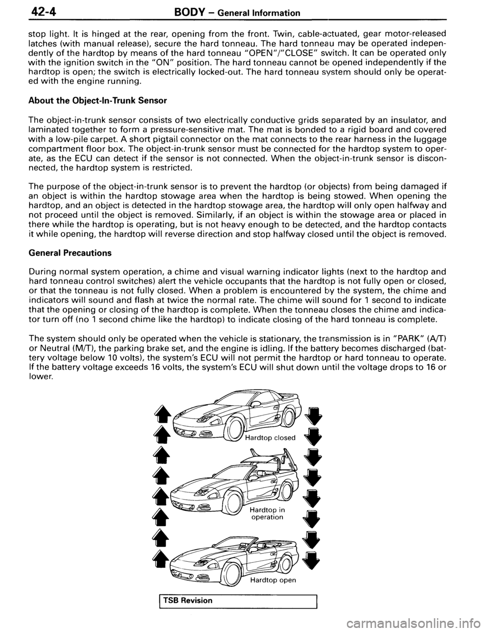 MITSUBISHI SPYDER 1995 Supplement Owners Guide MITSUBISHI SPYDER 1995 Supplement Owners Guide