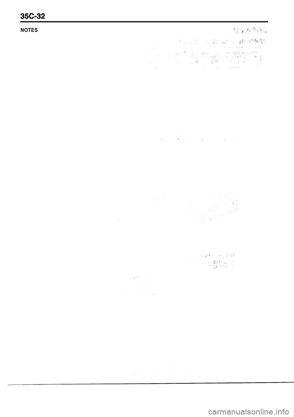 MITSUBISHI SPYDER 1990  Service Repair Manual NOTES                      