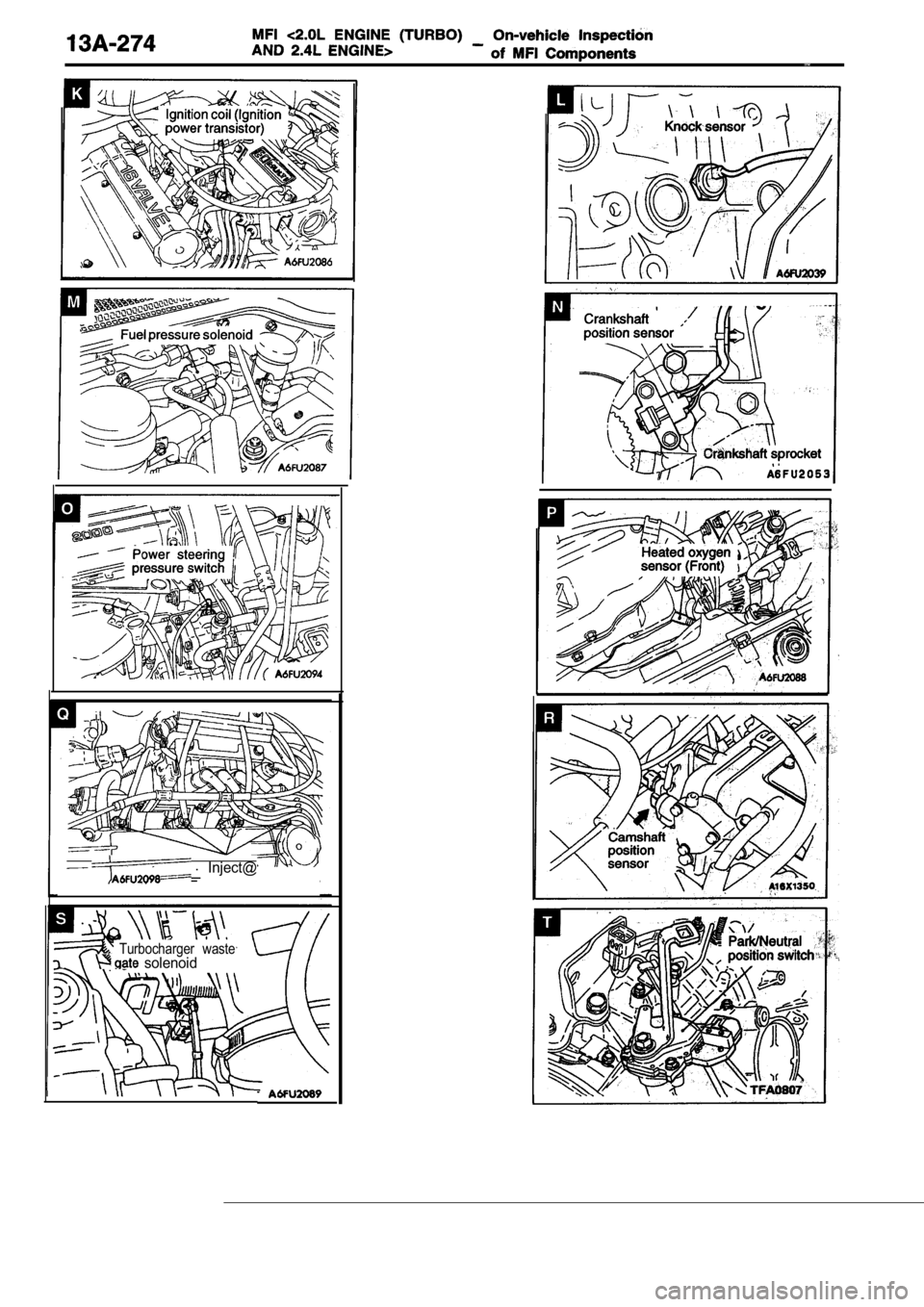 MITSUBISHI SPYDER 1990  Service Repair Manual  .Inject@
Turbocharger  waste  solenoid                     