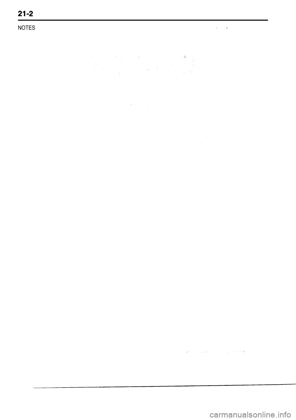 MITSUBISHI SPYDER 1990  Service Repair Manual NOTES                          