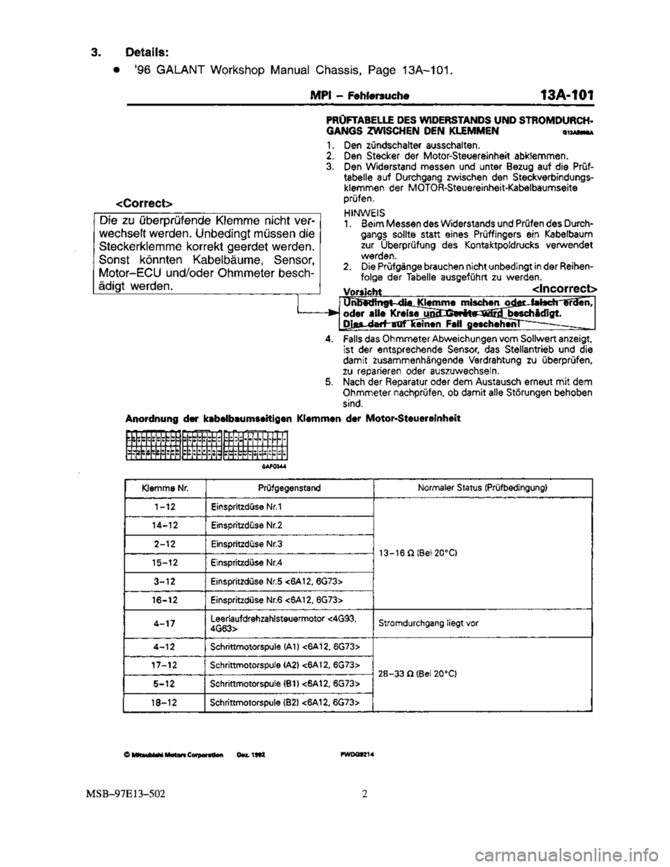 MITSUBISHI TRITON 1997 Workshop Manual MITSUBISHI TRITON 1997 Workshop Manual