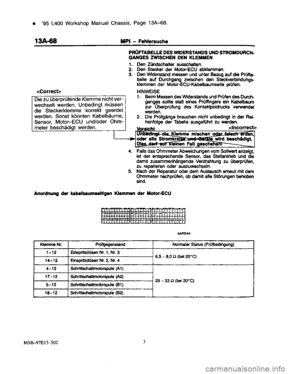 MITSUBISHI TRITON 1997 Workshop Manual MITSUBISHI TRITON 1997 Workshop Manual