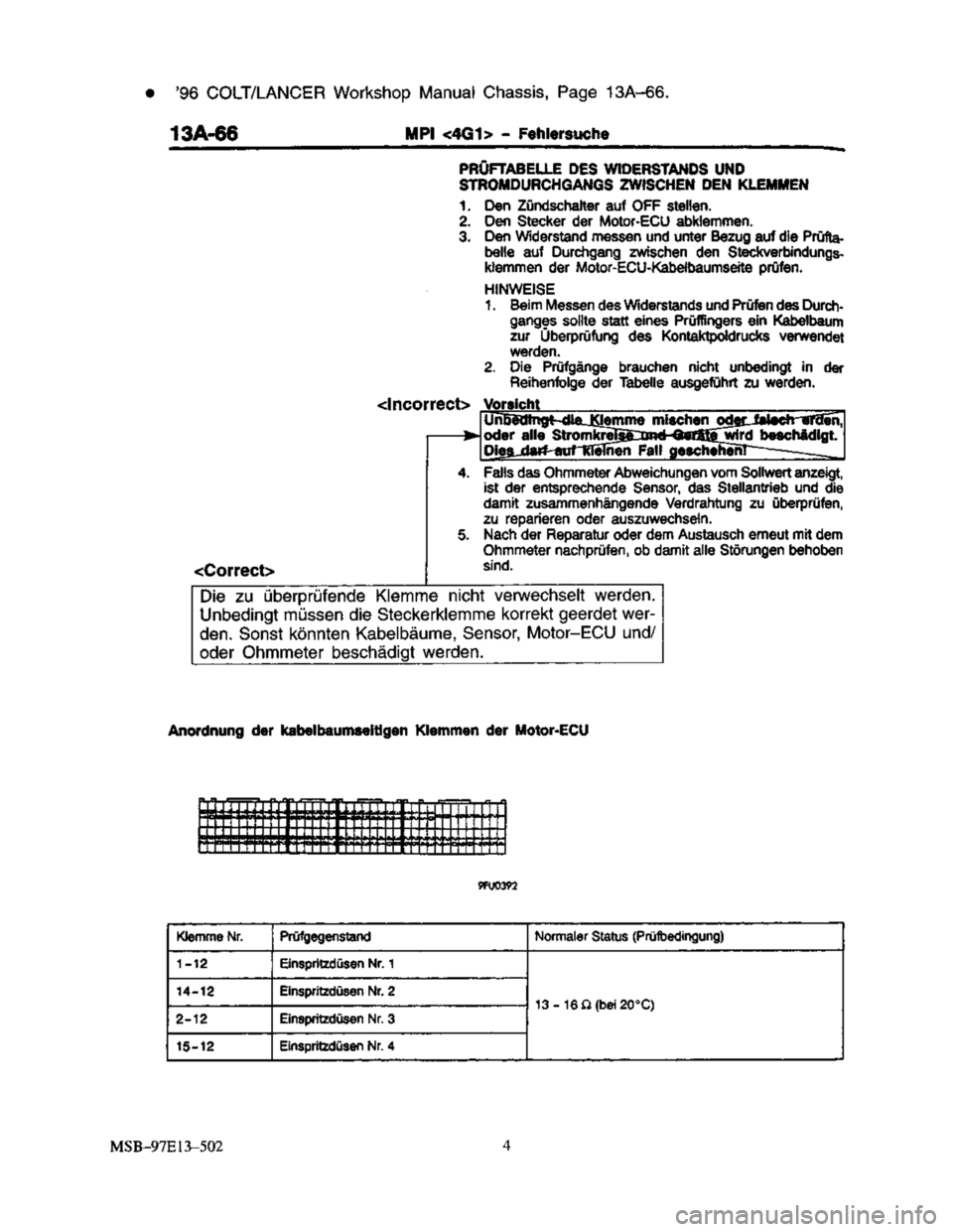 MITSUBISHI TRITON 1997 Workshop Manual MITSUBISHI TRITON 1997 Workshop Manual