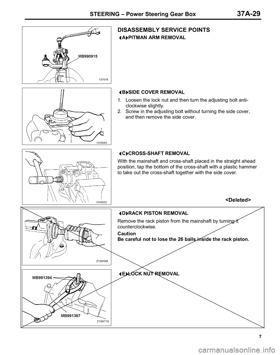 MITSUBISHI TRITON 1997  Workshop Manual 