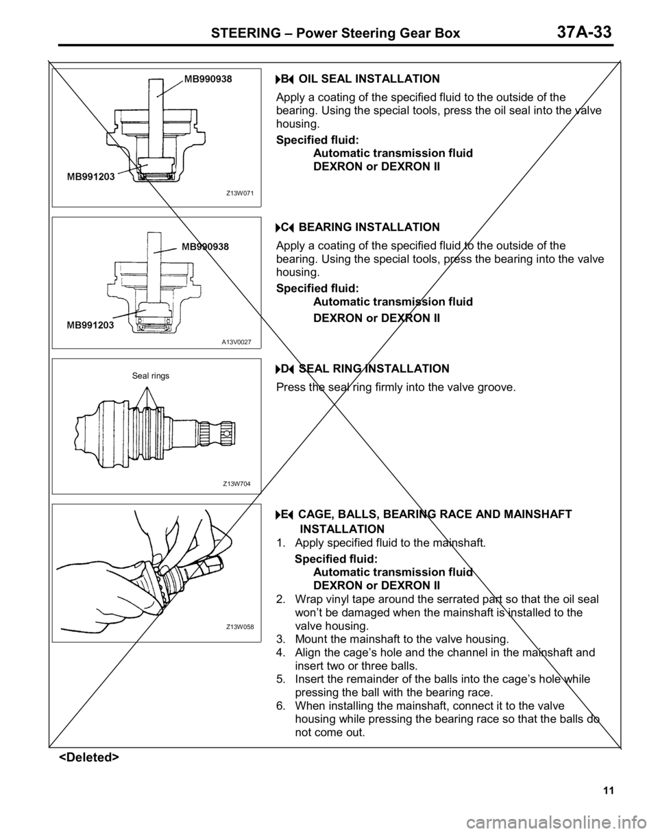 MITSUBISHI TRITON 1997  Workshop Manual 