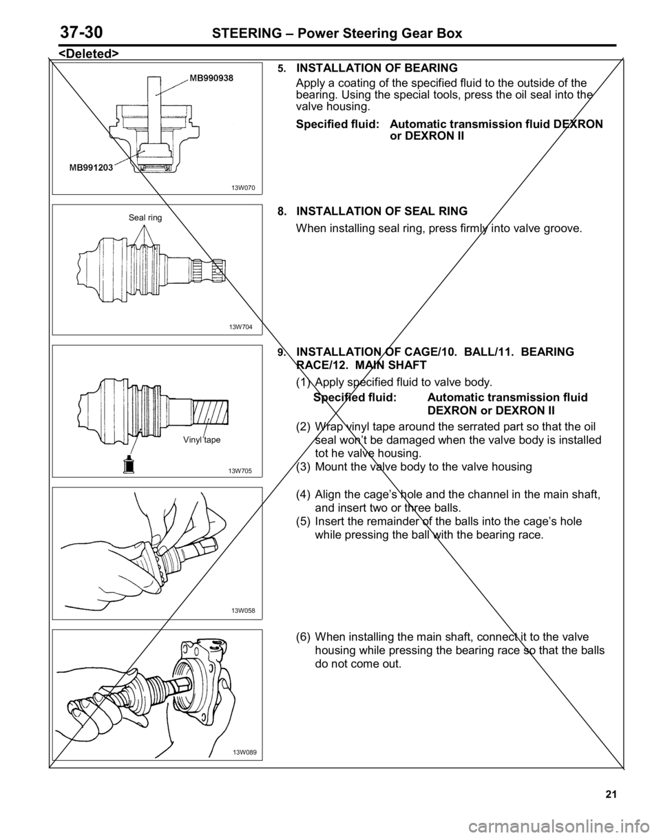 MITSUBISHI TRITON 1997  Workshop Manual 