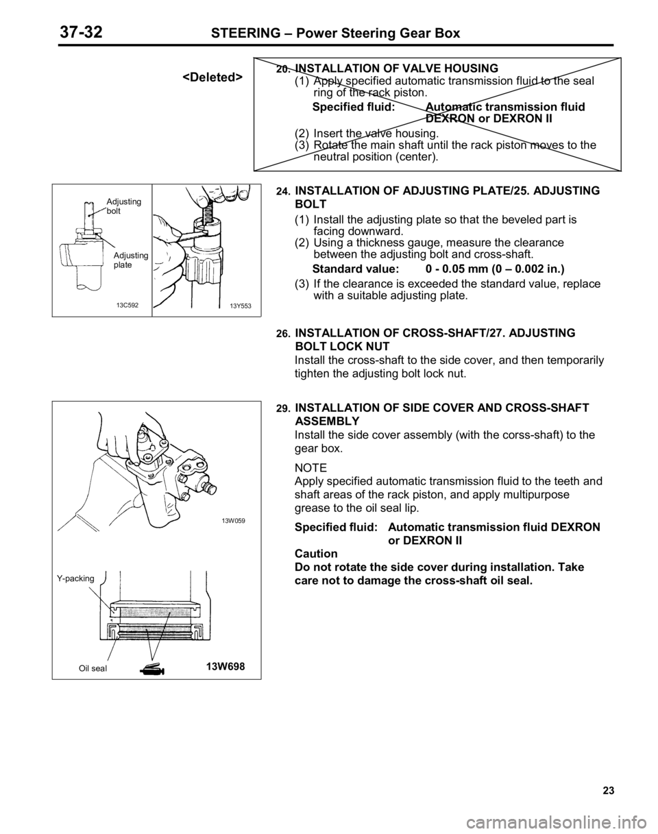 MITSUBISHI TRITON 1997  Workshop Manual 