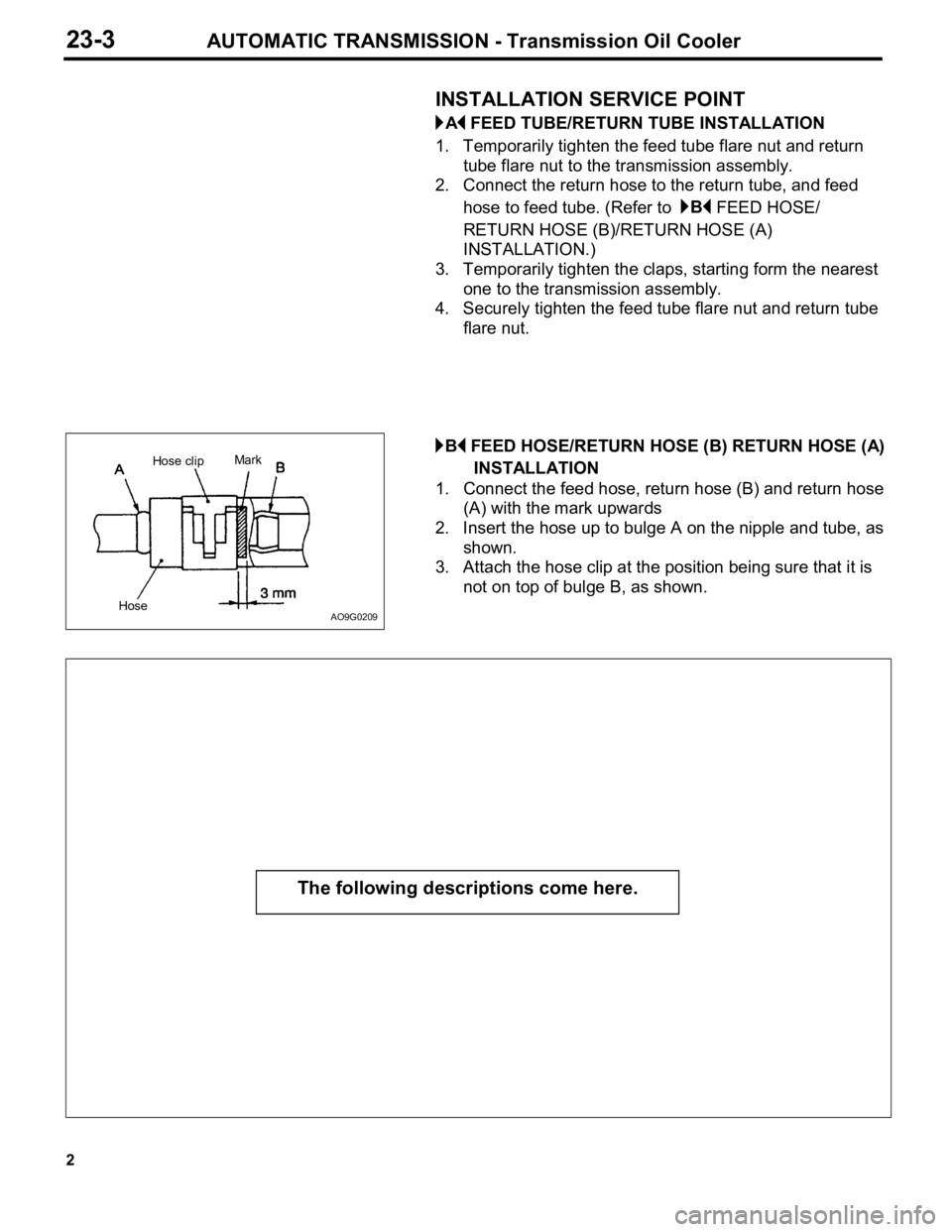 MITSUBISHI TRITON 1997  Workshop Manual 