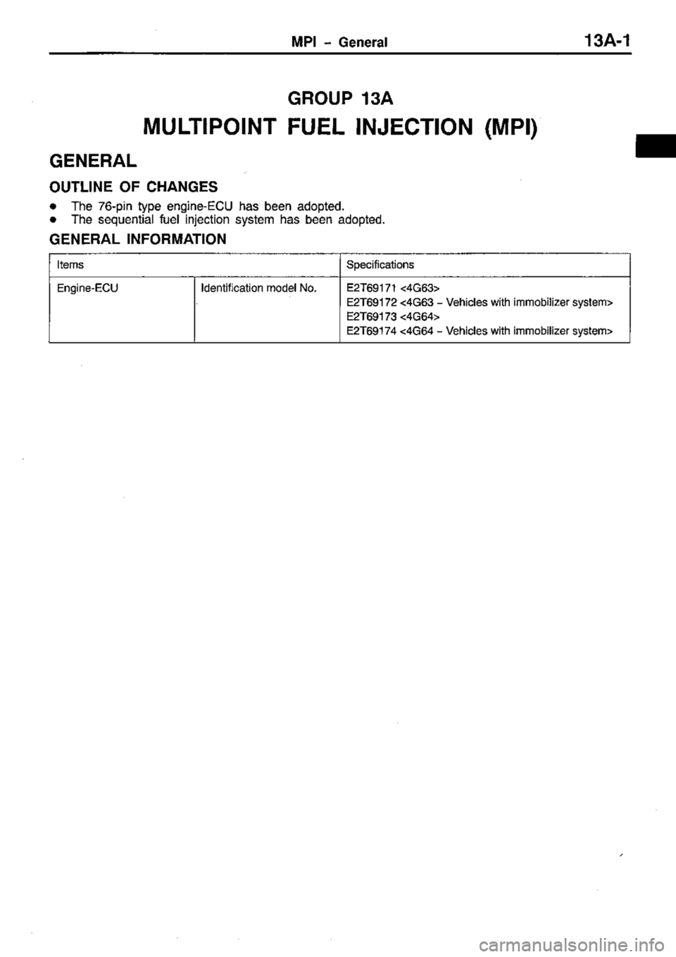 MITSUBISHI TRITON 1997 Workshop Manual MITSUBISHI TRITON 1997 Workshop Manual