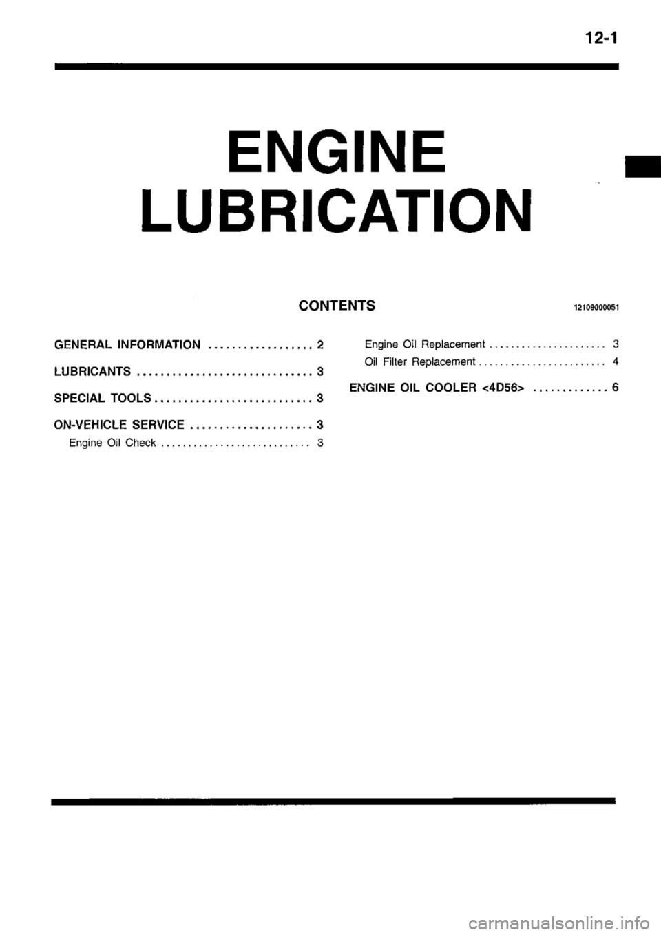 MITSUBISHI TRITON 1997  Workshop Manual 