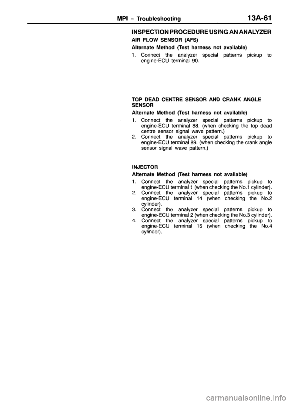 MITSUBISHI TRITON 1997 Workshop Manual MITSUBISHI TRITON 1997 Workshop Manual