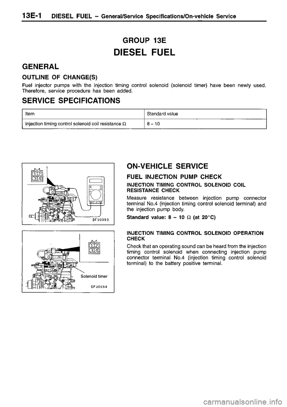 MITSUBISHI TRITON 1997 Workshop Manual MITSUBISHI TRITON 1997 Workshop Manual
