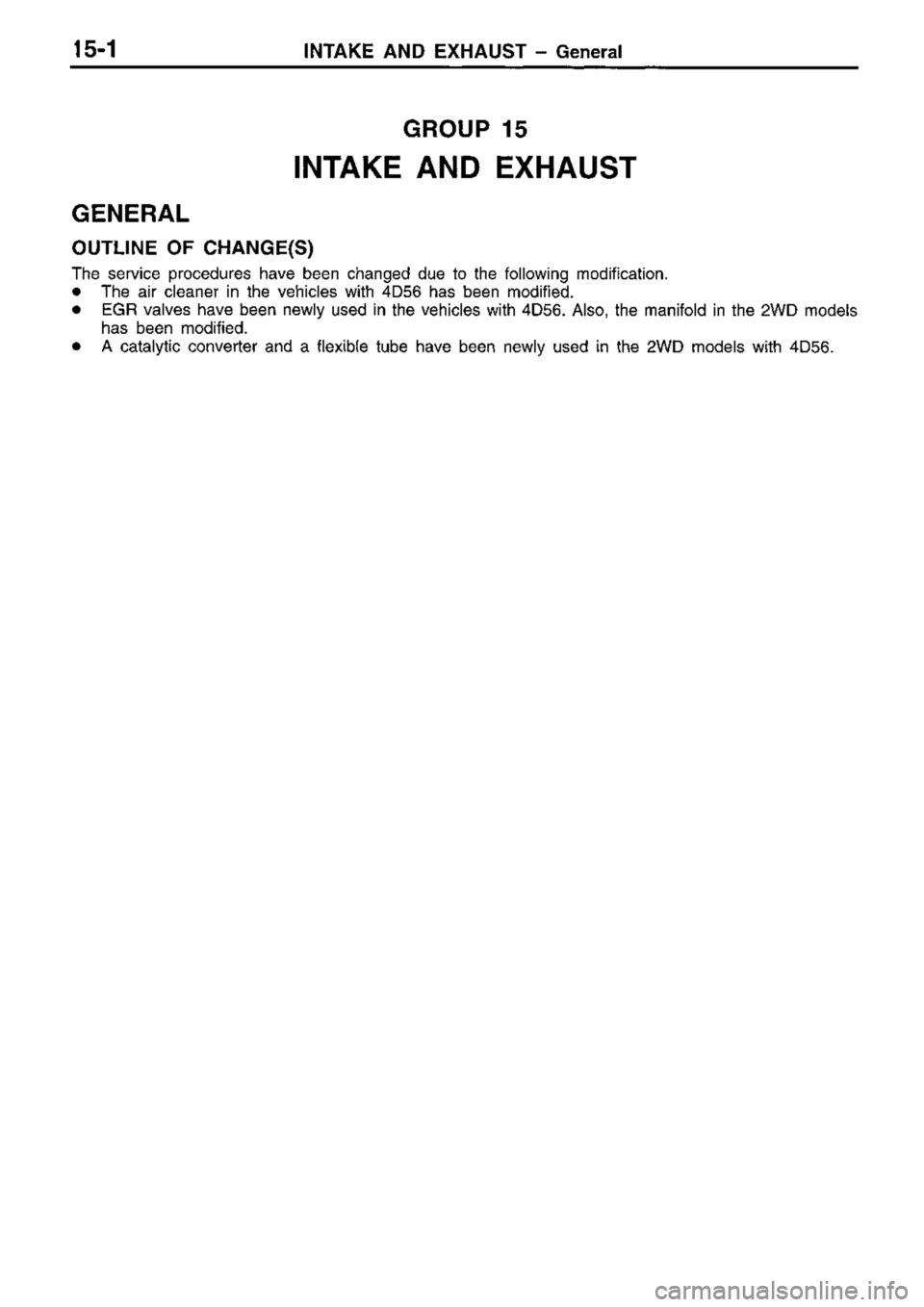 MITSUBISHI TRITON 1997 Workshop Manual MITSUBISHI TRITON 1997 Workshop Manual