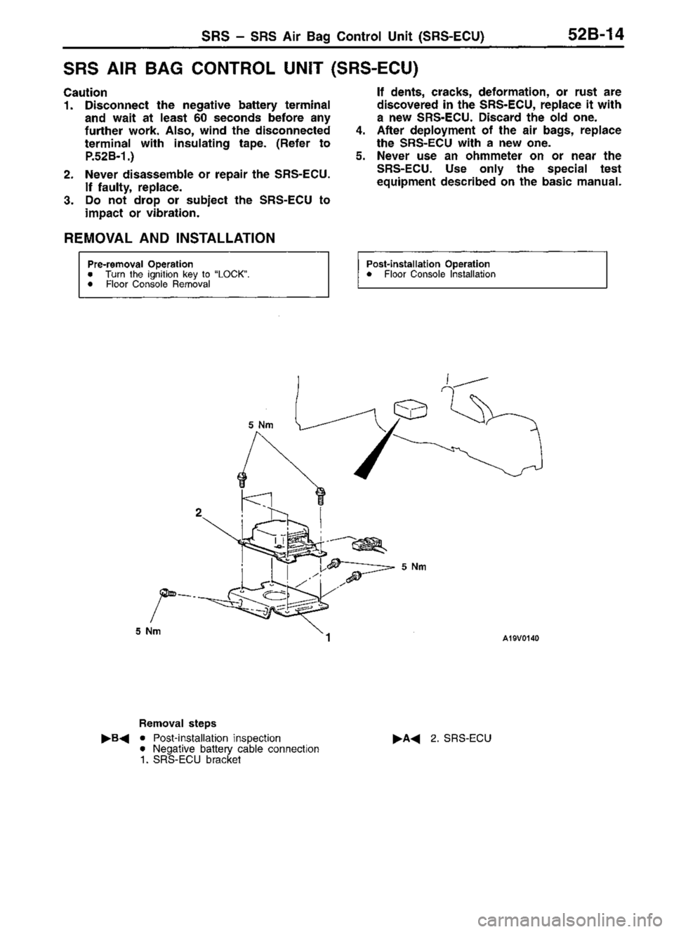 MITSUBISHI TRITON 1997 Workshop Manual MITSUBISHI TRITON 1997 Workshop Manual