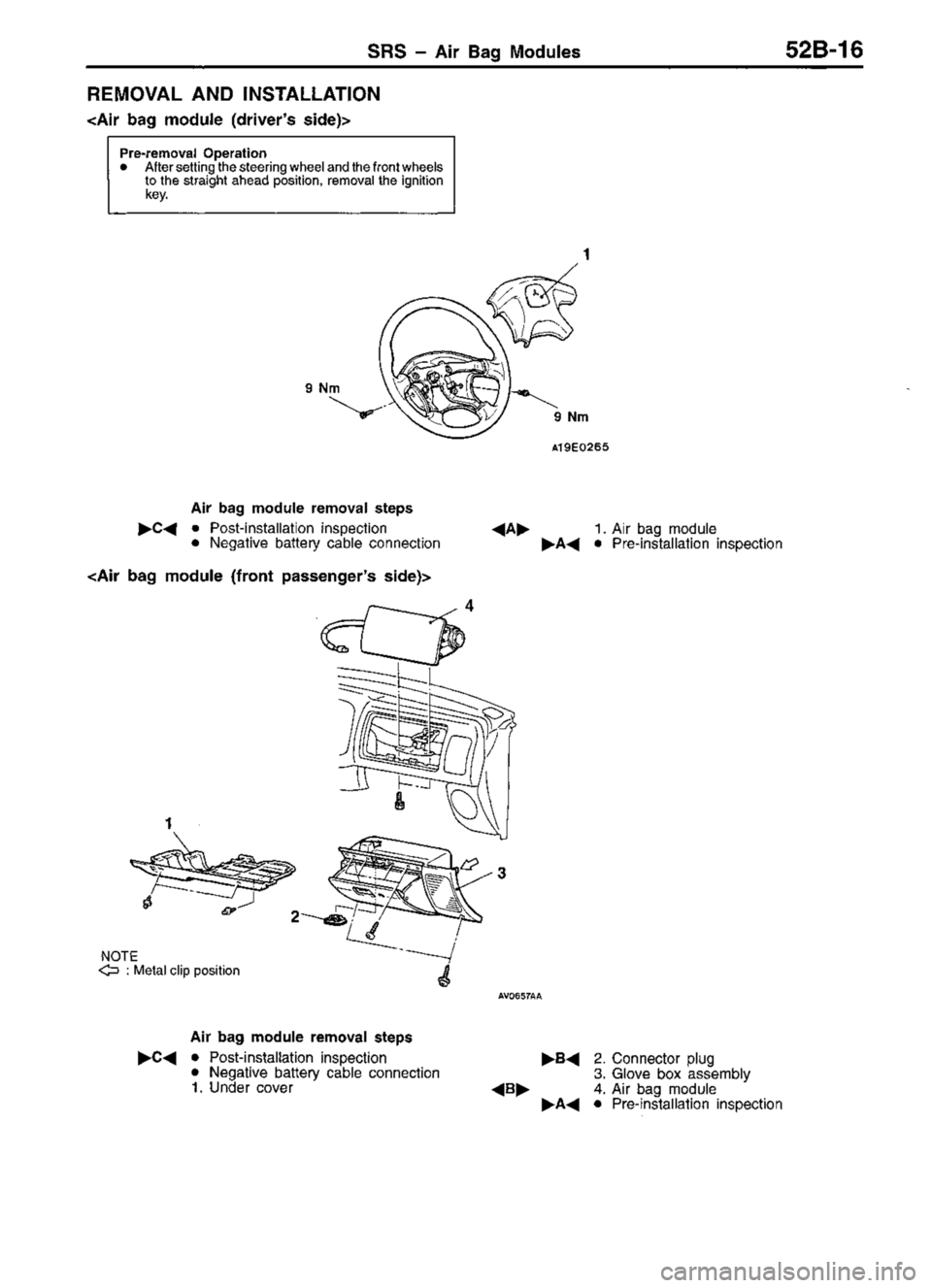 MITSUBISHI TRITON 1997 Workshop Manual MITSUBISHI TRITON 1997 Workshop Manual