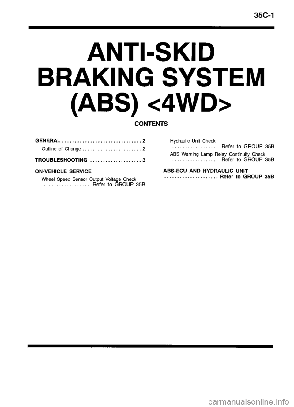 MITSUBISHI TRITON 1997 Workshop Manual MITSUBISHI TRITON 1997 Workshop Manual