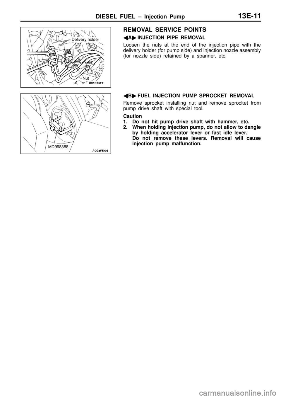 MITSUBISHI TRITON 1997 Workshop Manual N
ut M
D998388 MITSUBISHI TRITON 1997 Workshop Manual N
ut M
D998388
