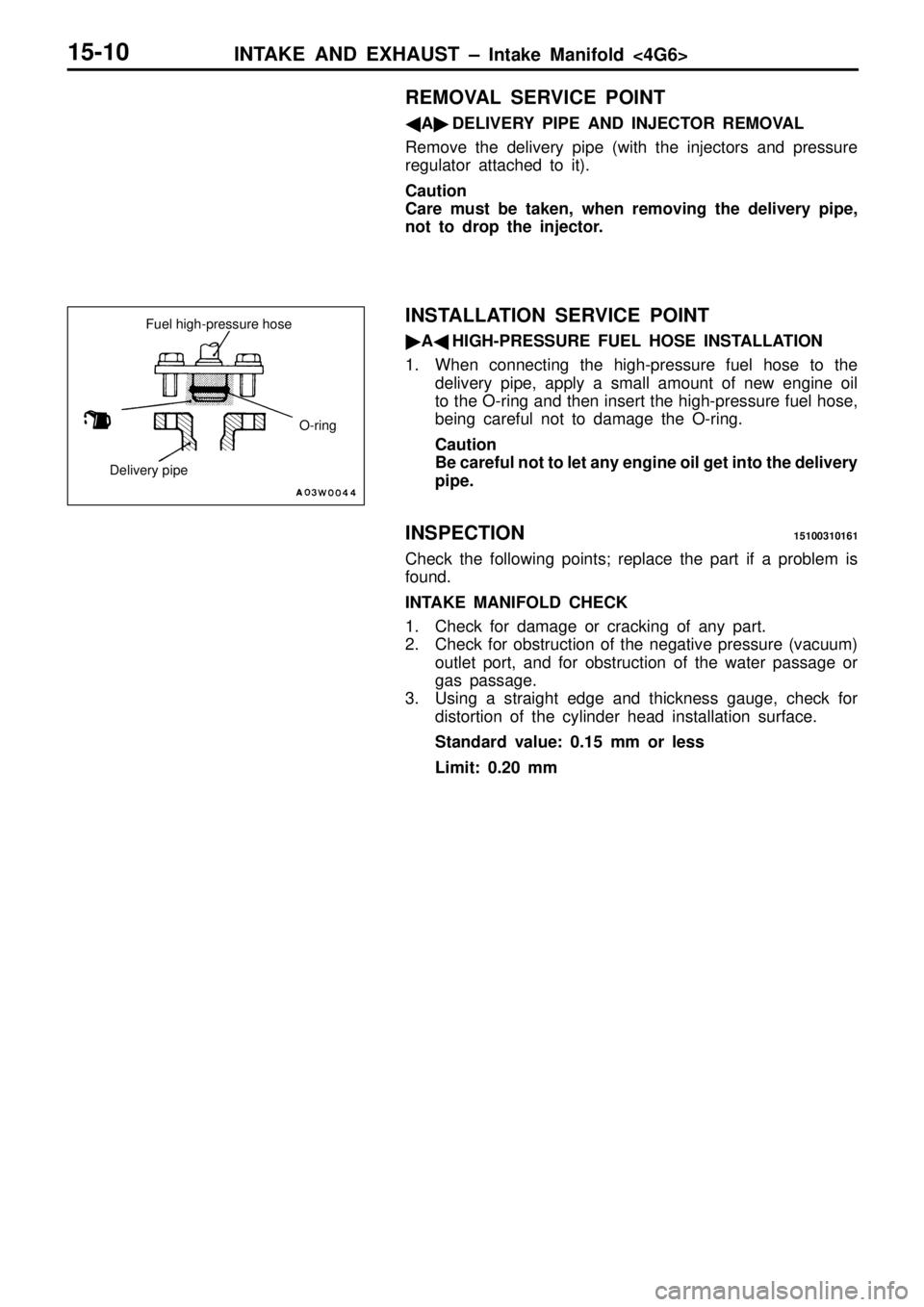 MITSUBISHI TRITON 1997  Workshop Manual 
