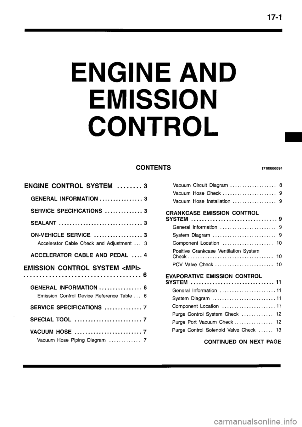 MITSUBISHI TRITON 1997 Workshop Manual MITSUBISHI TRITON 1997 Workshop Manual