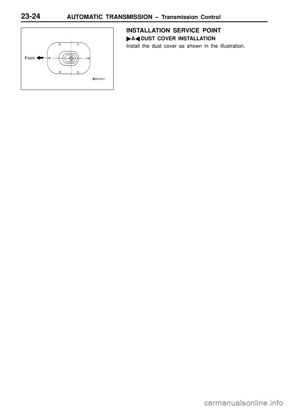 MITSUBISHI TRITON 1997  Workshop Manual 